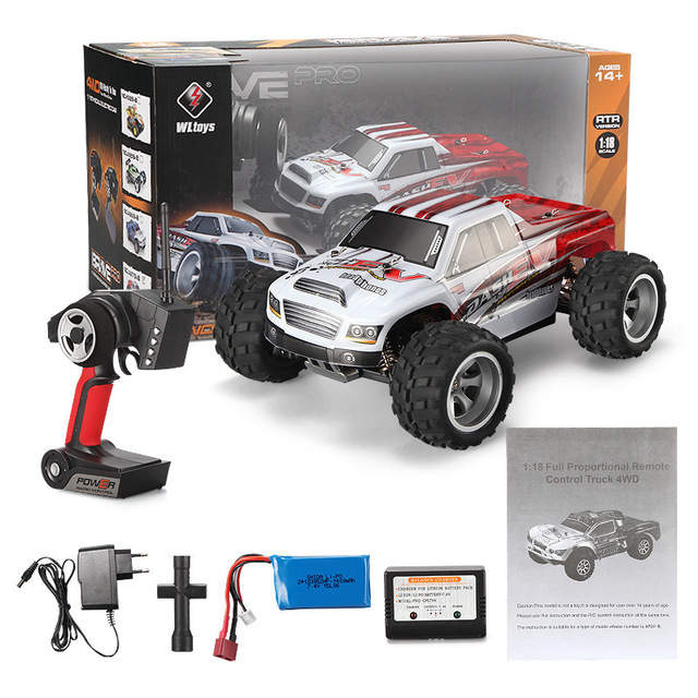 BUGGY RADIO CONTROL, A979B VORTEX 70 KM/H 1/18 ESCALA 2.4G 4WD ELÉCTRICO - Imagen 10
