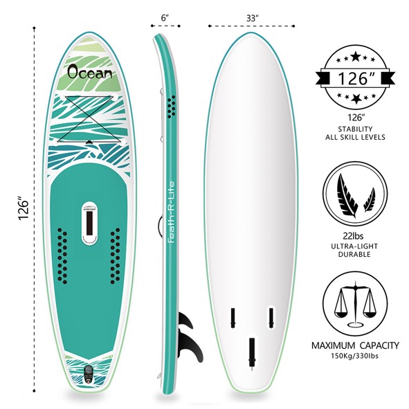 TABLA PADDLE SURF INFLABLE FAYEAN OCEAN 320 X 83 X 15 CM - Imagen 7