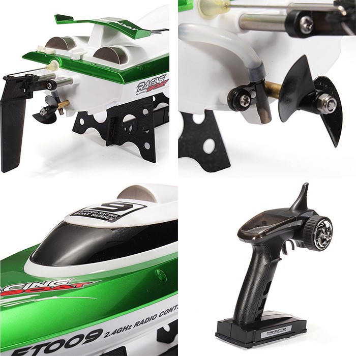 LANCHA RADIO CONTROL MARCA FEILUN MODELO FT009 DE ALTA VELOCIDAD 30 KM/H - Imagen 4