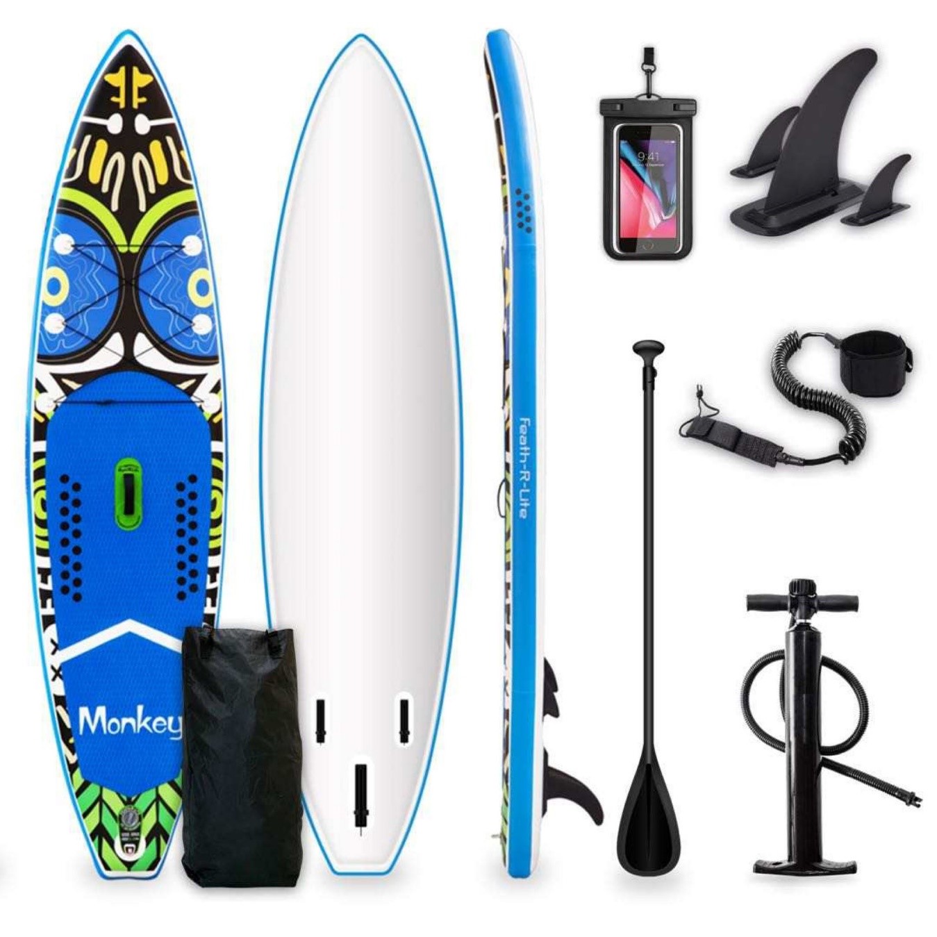 TABLA PADDLE SURF INFLABLE FAYEAN MONKEY 335 X 83 X 15 CM - Imagen 2