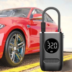 MINI BOMBA DE AIRE ELECTRICA PARA COCHE, INFLADOR DE NEUMATICOS INALAMBRICO PORTATIL.
