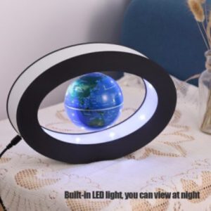 LAMPARA GLOBO TERRAQUEO FLOTANTE LEVITACION MAGNETICA ELIPSE
