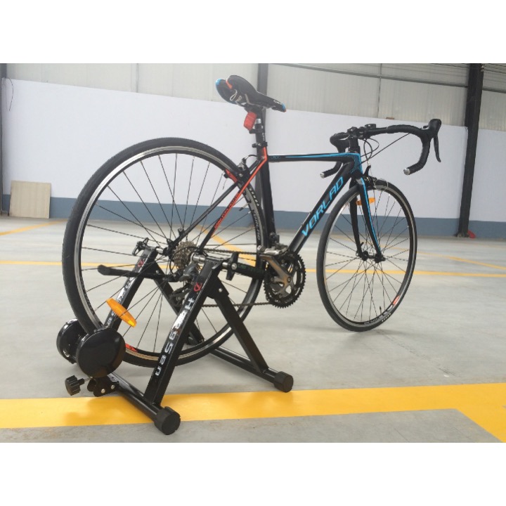 PLATAFORMA DE CICLISMO PARA INTERIORES, SOPORTE DE ENTRENAMIENTO DE BICICLETA CON CONTROLADOR DE CABLE, RODILLO DE CICLISMO INTELIGENTE, 24-28 PULGADAS - Imagen 3