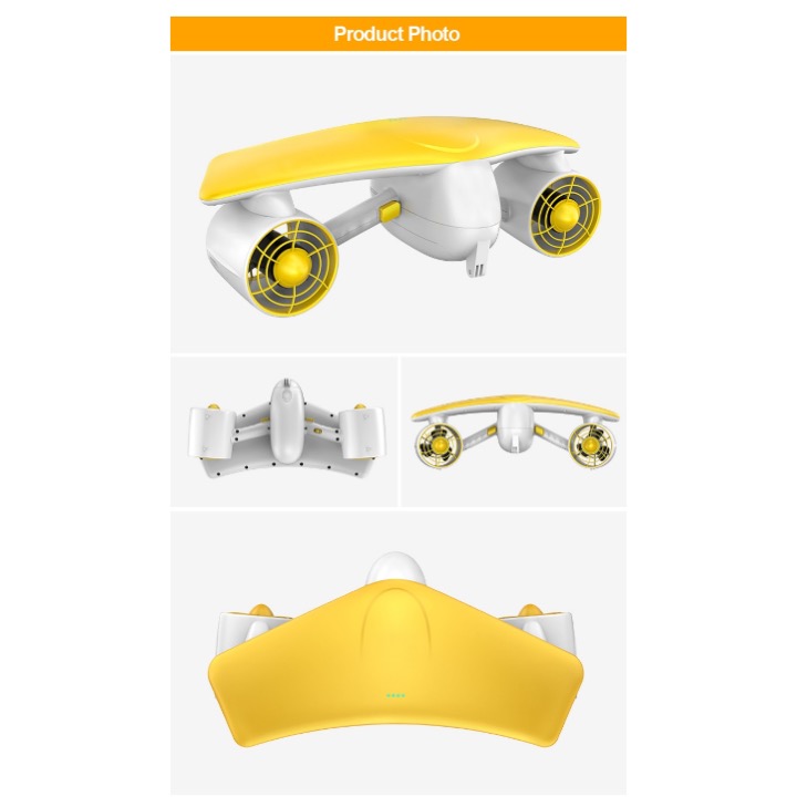 SCOOTER ACUATICO CON SOPORTE PARA CAMARA DEPORTIVA - Imagen 3
