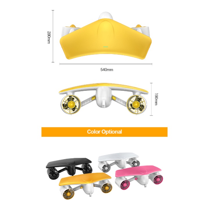 SCOOTER ACUATICO CON SOPORTE PARA CAMARA DEPORTIVA - Imagen 5