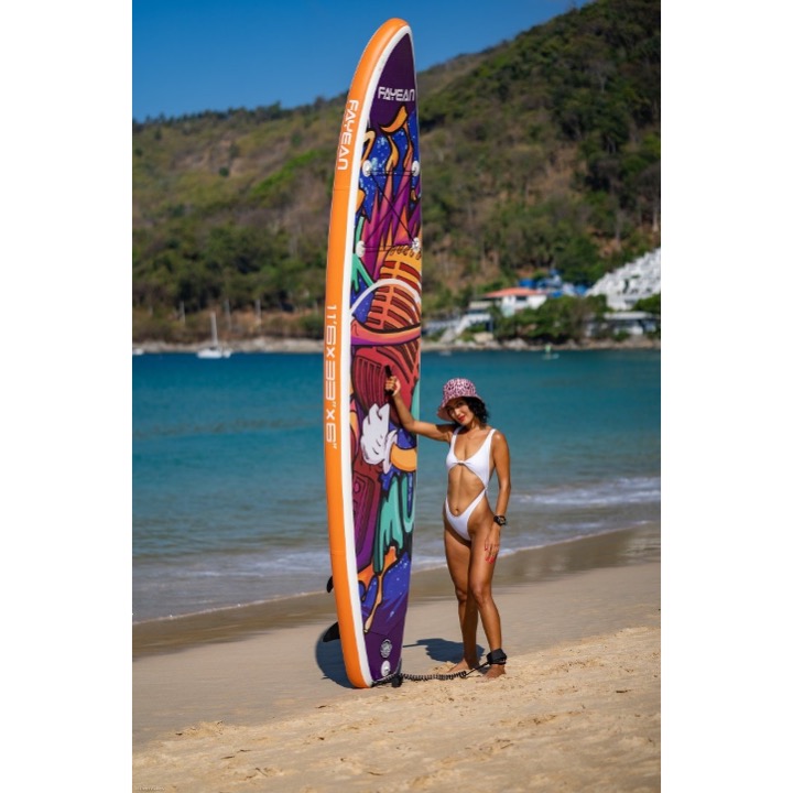 TABLA PADDLE SURF INFLABLE FAYEAN MICROPHONE 350 X 84 X 15 CM - Imagen 5