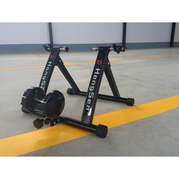 PLATAFORMA DE CICLISMO PARA INTERIORES, SOPORTE DE ENTRENAMIENTO DE BICICLETA CON CONTROLADOR DE CABLE, RODILLO DE CICLISMO INTELIGENTE, 24-28 PULGADAS