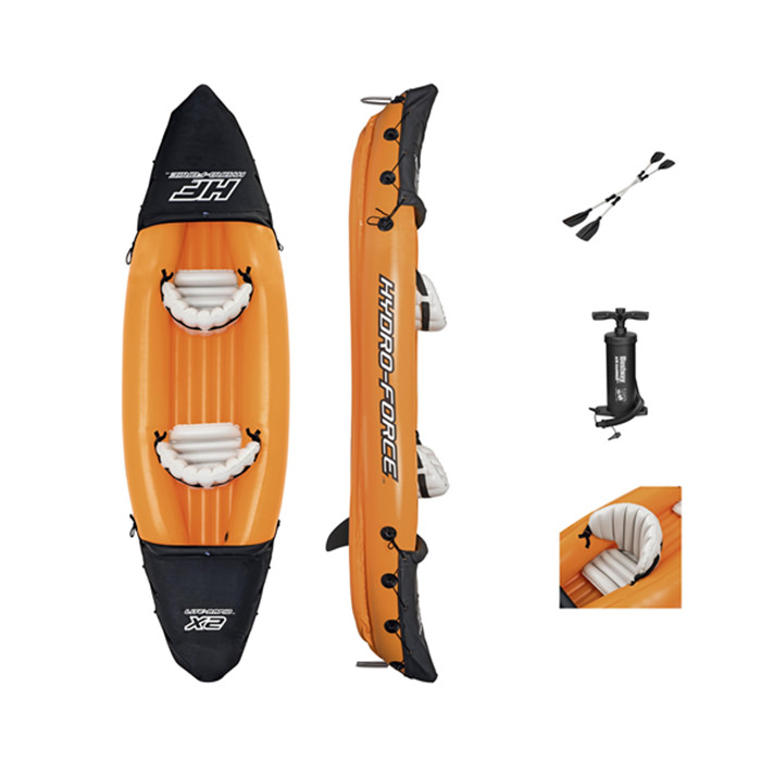 KAYAK INFLABLE DOBLE MARCA BESTWAY MODELO HYDRO FORCE LITE RAPID - Imagen 2